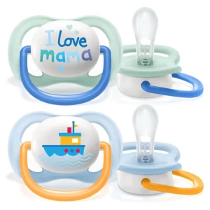Пустышка Philips AVENT Ultra Air, 0-6 мес, 2 шт. (SCF080/01)
