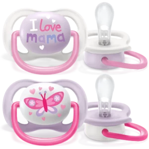 Philips AVENT Ultra Air пустышка 0-6 мес, 2 шт. (SCF080/02)