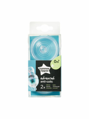 Соски для бутылочек Tommee tippee Advanced Anti-Colic 0+ мес. медленным поток