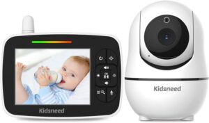 Baby monitor с камерой и звуком - 3.5-дюймовый Kidsneed