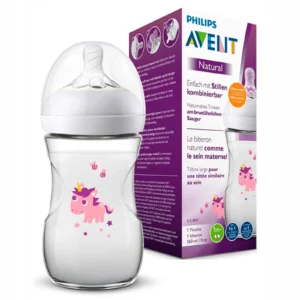 Бутылочка Philips Avent NATURAL 260 мл с 1 мес SCF070/25 Единорог