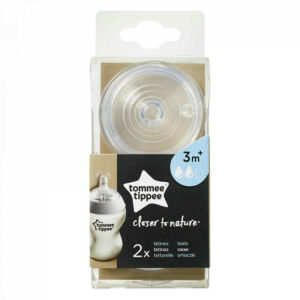 Соски Tommee Tippee Closer to Nature 3+ мес. средний поток
