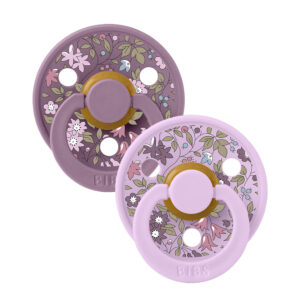 Соска пустышка BIBS x Liberty Colour Latex Round (круглая) – Chamomile Lawn Violet Sky Mix,  1 шт.