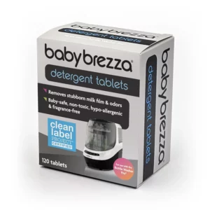 Baby Brezza Pro, таблетки для мойки, Baby Brezza стерилизация посуды, Таблетки для очистки детских бутылочек, Таблетки для посудомоечной машины, Таблетки для посудомоечной машины Baby Brezza