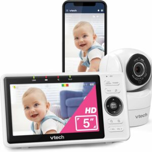 VTech Видеоняня Wi-Fi Smart с HD экраном 5 дюйма