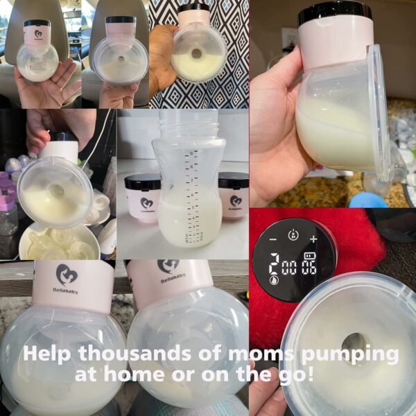 A Collage Of A Bottle Of Milk