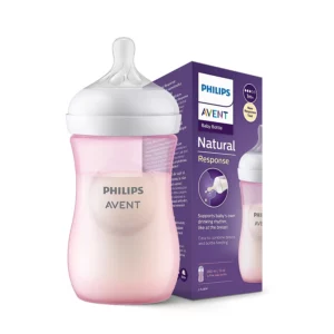 Philips Avent Natural Response Бутылочка 260 мл, 1 мес.+, Розовая