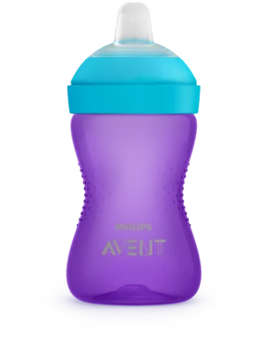 Поильник с мягким носиком Philips AVENT, 300 мл, от 9 месяцев, фиолетово-голубой