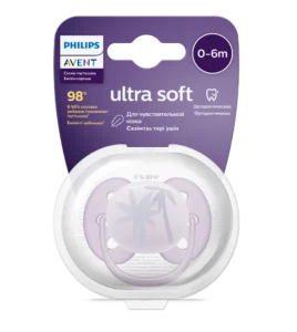 Philips Avent Ultra Soft Пустышка Scf092/03, 0–6 Мес