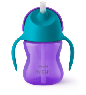 Поильник с трубочкой Philips AVENT, 200 мл, 9+ мес, для девочки
