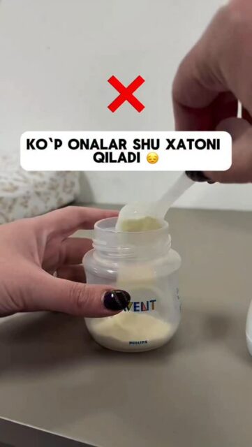 Ko‘p onalar aralashmani tayyorlashda shu kichik, lekin muhim xatoni qilishadi 😔
Avval kukunni quyib, keyin suv qo‘shish – formulaning quyuqlashishiga va miqdorning noto‘g‘ri chiqishiga sabab bo‘ladi.💧 To‘g‘ri usul — avval suv, keyin aralashma 🍼
Shunda bolajoningizning ovqati to‘liq, foydali va eng muvozanatli chiqadi 💖📍 Kidimart
📞 95-833-11-10
📩 @Kidimart_admin💾 Videoni saqlab qo‘ying, boshqa onalarga ham foydasi tegadi ❤️
#Kidimart #onalaruchunmaslahat #Avent #aralashmatayyorlash #mommylife #babycare