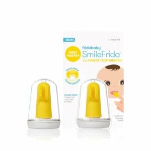 Frida Baby Первая зубная щетка для пальца с футляром - для детей от 3 месяцев