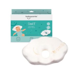 Подушка для малышей Baby Works Cloud 9 Поддержка Головки с Бамбуковой Наволочкой