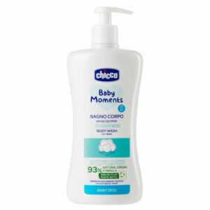 Chicco Гель для купания с экстрактом хлопка и глицерином Baby Moments 500 мл