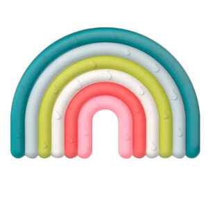 Сликоновый прорезыватель Suavinex, радуга, 0+ мес. – для первых зубов