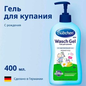 Bubchen Гель для купания с ромашкой, 400 мл, Нежный уход с рождения