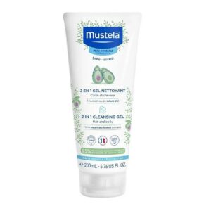 Очищающий гель для волос и тела Mustela 200 мл
