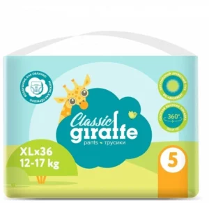 Подгузники-трусики Lovular Giraffe Classic XL (12-17 кг), 36 шт.
