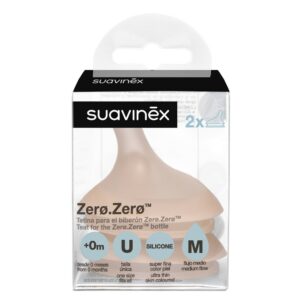 Соска антиколиковая Suavinex ZeroZero, средний поток, силиконовая