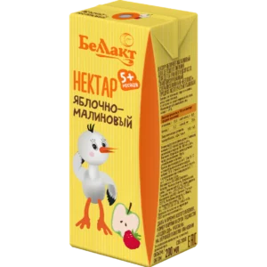 Bolalar nektari «Bellakt» olma-malinа, 200 ml
