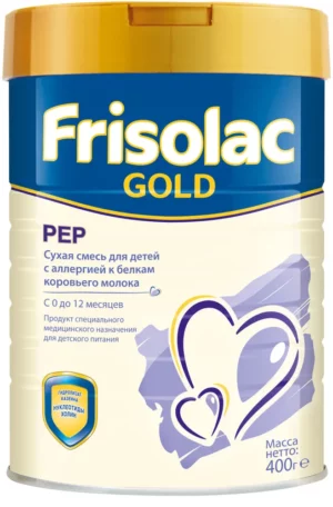 Frisolac Gold PEP, 400 g – Allergiyaga qarshi aralashma, 0-12 oylik bolalar uchun