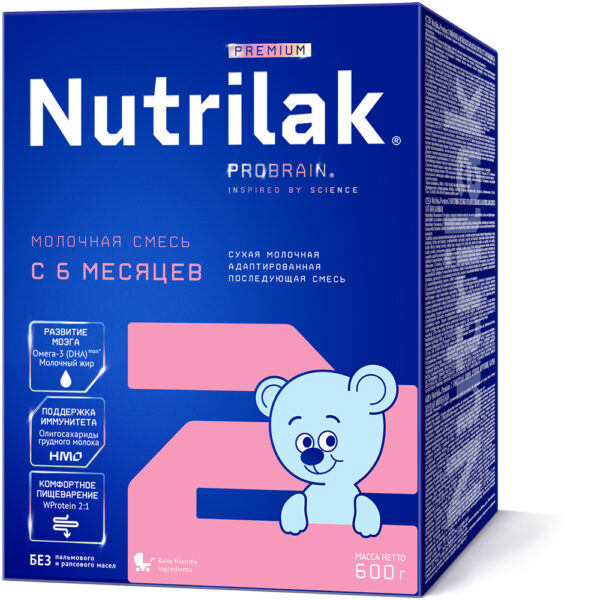 Nutrilak Premium 2, 600 Г, Смесь Для Детей 6-12 Месяцев — Изображение 2