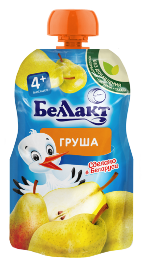 Bellakt Nok pyuresi, 90 g – 6 oylik bolalar uchun mevali pyure