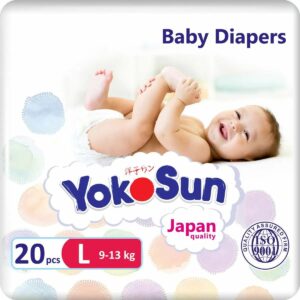 Подгузники YokoSun, L (9-13 кг), 20 шт