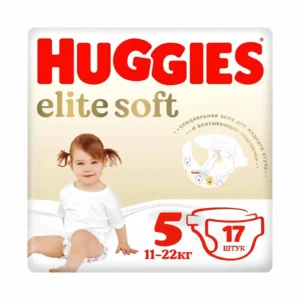 Huggies Elite Soft tagliklari 5 (12-22 kg), 17 dona