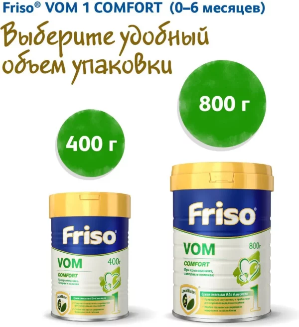 Frisolac Vom 1, 400 Г – Смесь Для Новорождённых, Комфортное Пищеварение — Изображение 6