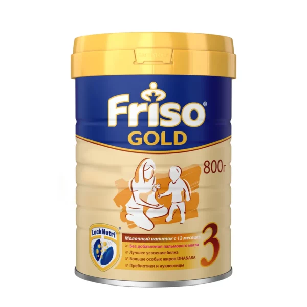 Friso Gold 3, 800 Г – Для Детей От 12 Месяцев, Без Пальмового Масла