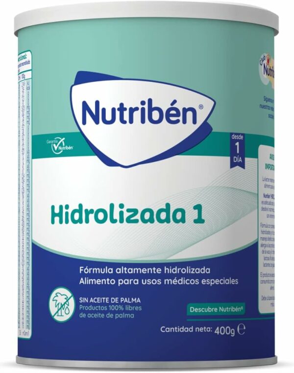 Nutriben Hidrolizada 1, 400 Г, Гидролизованная Смесь Для Младенцев (0-6 Месяцев)