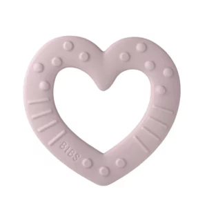 Прорезыватель для зубов BIBS Baby Bitie Heart Pink Plum