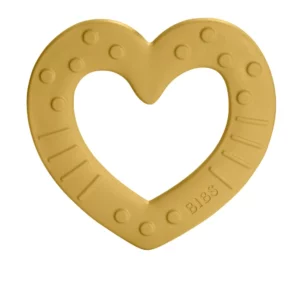 BIBS Baby Bitie - Прорезыватель для зубов, Heart Mustard