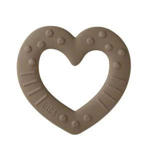 BIBS Baby Bitie - Прорезыватель для зубов, Heart Dark Oak