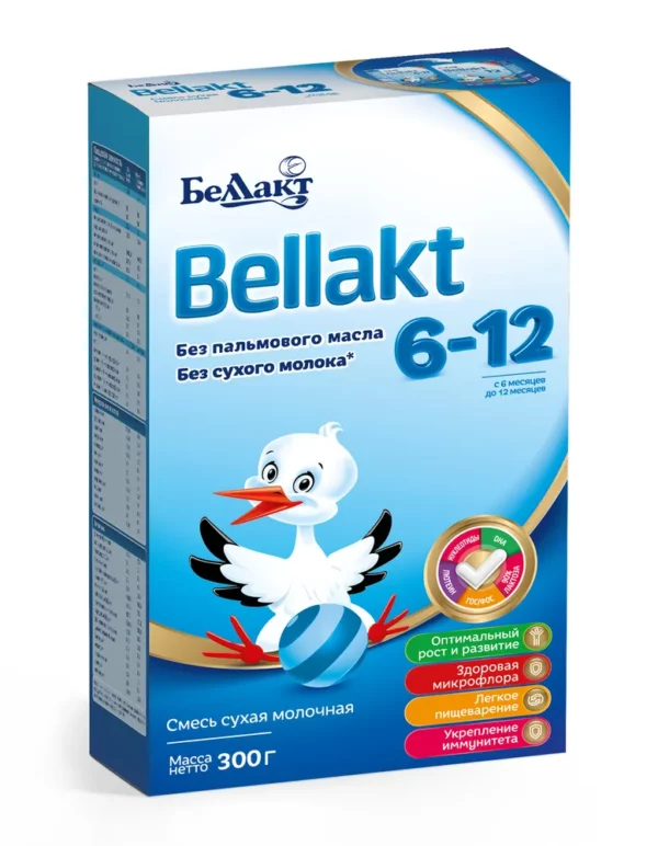 Bellakt 6-12, 300 G – 6 Oylikdan Bolalar Uchun Sutli Aralashma