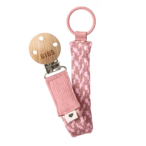 Держатель для пустышки BIBS Paci Braid, Dusty Pink/Baby Pink