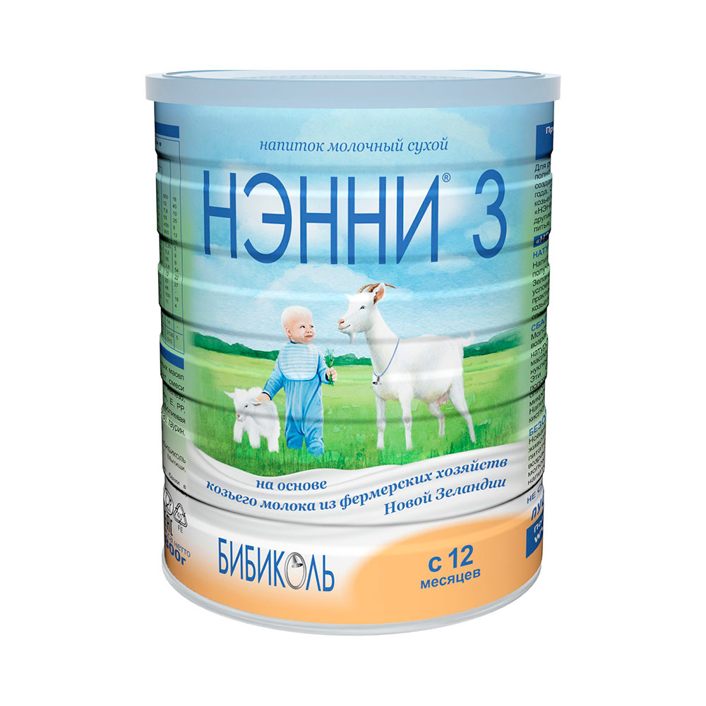 Молочный напиток Nenni 3 на козьем молоке, 12м+, 400/800 г (Nenni (Нэнни)) 1 Молочный напиток Nenni 3 на козьем молоке, 12м+, 400/800 г