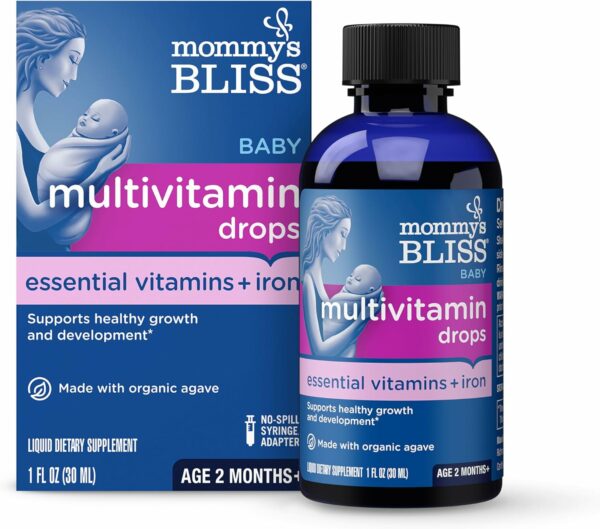 Mommy'S Bliss Baby Multivitamin + Iron, 30 Мл, Для Малышей