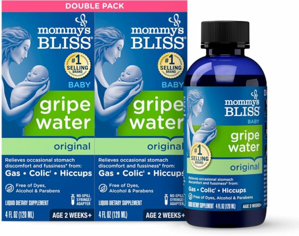 Mommy'S Bliss Double Pack Gripe Water, 2 Х 8 Унций, От Коликов И Газов