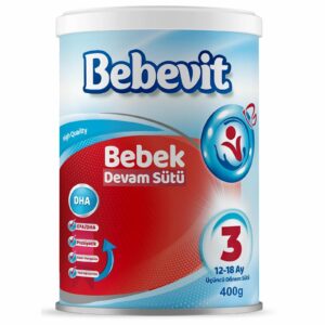 Bebevit 3 bolalar aralashmasi (12-18 oy), 400 g – Palm yog‘isiz