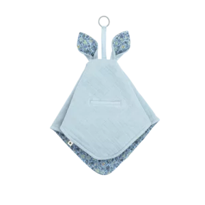 Комфортер-слюнявчик BIBS x Liberty Cuddle Cloth Kangaroo Chamomile Lawn Baby Blue