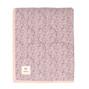 Стеганое одеяло BIBS x Liberty Quilted Blanket Eloise Blush, 85x110 см