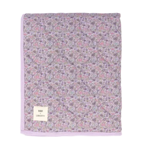 Стеганое одеяло BIBS x Liberty Quilted Blanket Lawn Violet Sky, 85x110 см