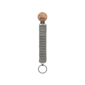 Держатель для пустышки BIBS Paci Braid, хлопок, цвет Knitted Cloud, Дания