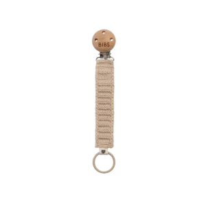Держатель для пустышки BIBS Paci Braid, хлопок, цвет Vanilla, Дания