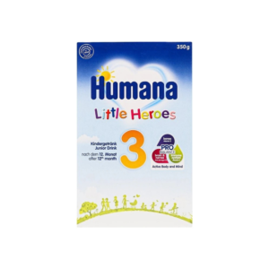 Humana 3 Little Heroes, молочная смесь с пребиотиками, 350 г (12+ месяцев)