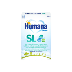 Humana SL Expert, безлактозная смесь на соевом белке, 500 г, Германия
