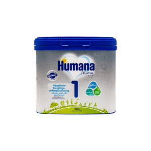 Humana 1, prebiotiklar bilan sutli aralashma, 800 g (0-6 oy)