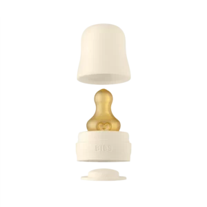 Набор аксессуаров BIBS Bottle Kit Latex, латексная соска, цвет Слоновая кость, Дания